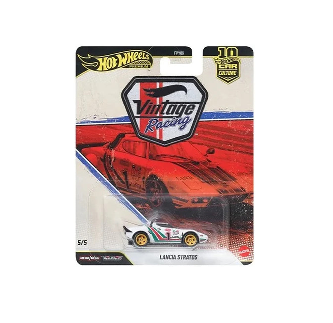 Hot Wheels Premium Car Culture Vintage Racing Vehicle Die-Cast Cars