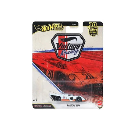 Hot Wheels Premium Car Culture Vintage Racing Vehicle Die-Cast Cars