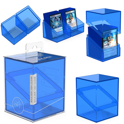 Ultimate Guard Boulder 100+ Clear, Deck Case for 100 Double-Sleeved TCG Cards