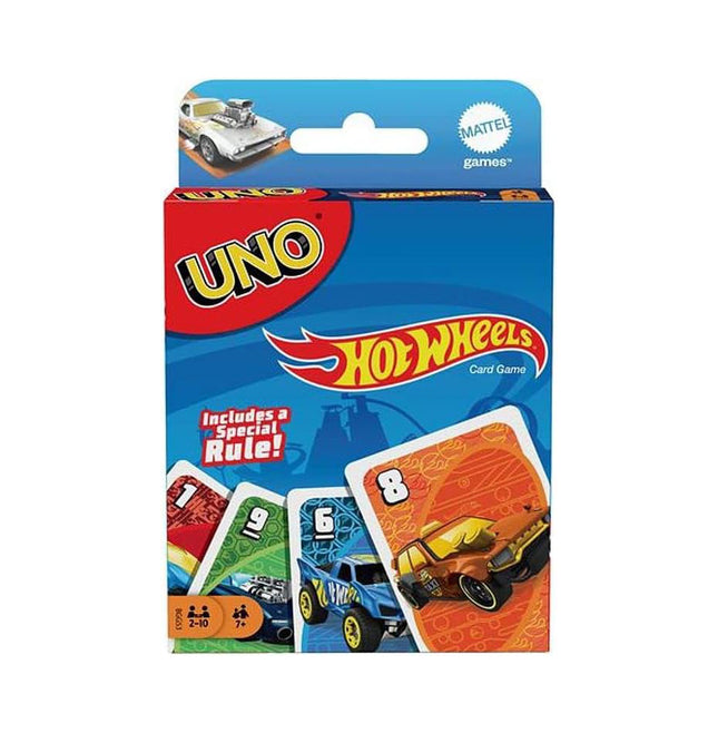 Mattel Games UNO Hot Wheels Card Game for Kids, Adults & Family Nights