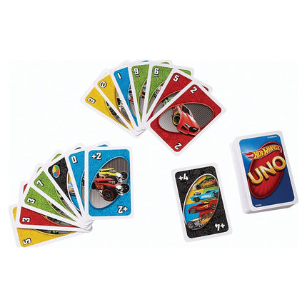 Mattel Games UNO Hot Wheels Card Game for Kids, Adults & Family Nights