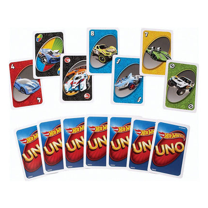 Mattel Games UNO Hot Wheels Card Game for Kids, Adults & Family Nights