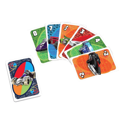 Mattel Games UNO Hot Wheels Card Game for Kids, Adults & Family Nights