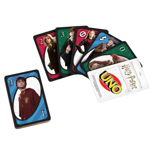 Mattel Games UNO Harry Potter Card Game for Kids, Adults & Family Nights