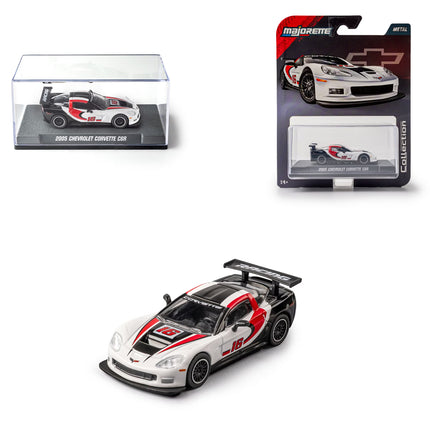 Majorette - 2005 Chevrolet Corvette C6R Burgundy Collection - Scale 1/64 Die-cast Car