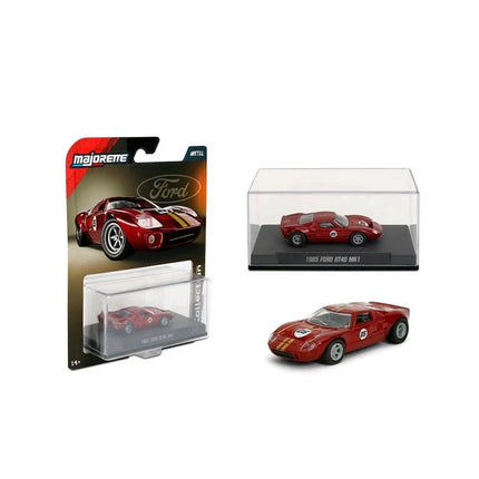 Majorette - 1965 Ford GT40 MK1 Burgundy Collection - Scale 1/64 Die-cast Car