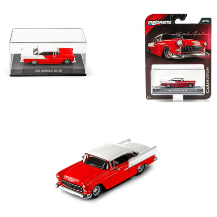 Majorette - 1955 Chevrolet Bel Air Burgundy Collection - Scale 1/64 Die-cast Car