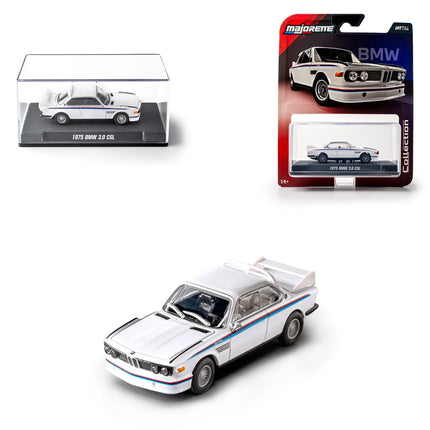 Majorette - 1975 BMW 3.0 CSL Burgundy Collection - Scale 1/64 Die-cast Car