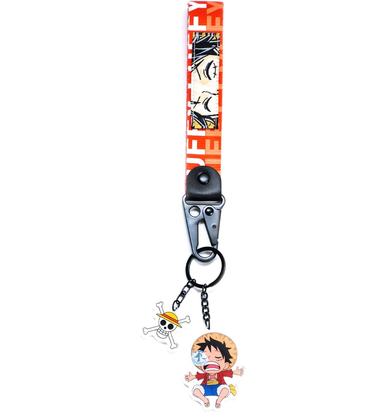 One Piece - Monkey D. Luffy Keystrap and Keychain Bundle
