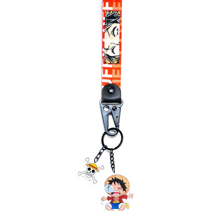One Piece - Monkey D. Luffy Keystrap and Keychain Bundle