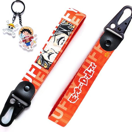 One Piece - Monkey D. Luffy Keystrap and Keychain Bundle