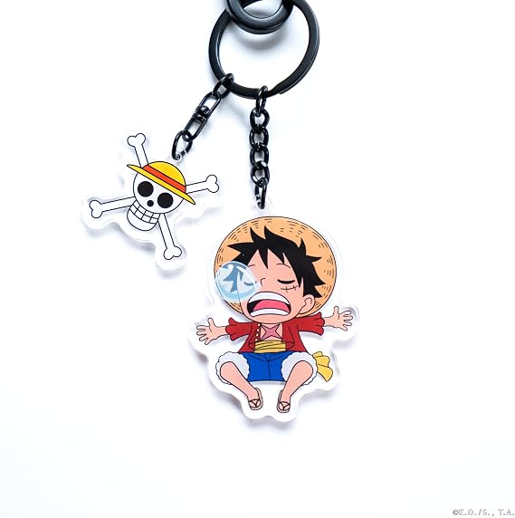 One Piece - Monkey D. Luffy Keystrap and Keychain Bundle