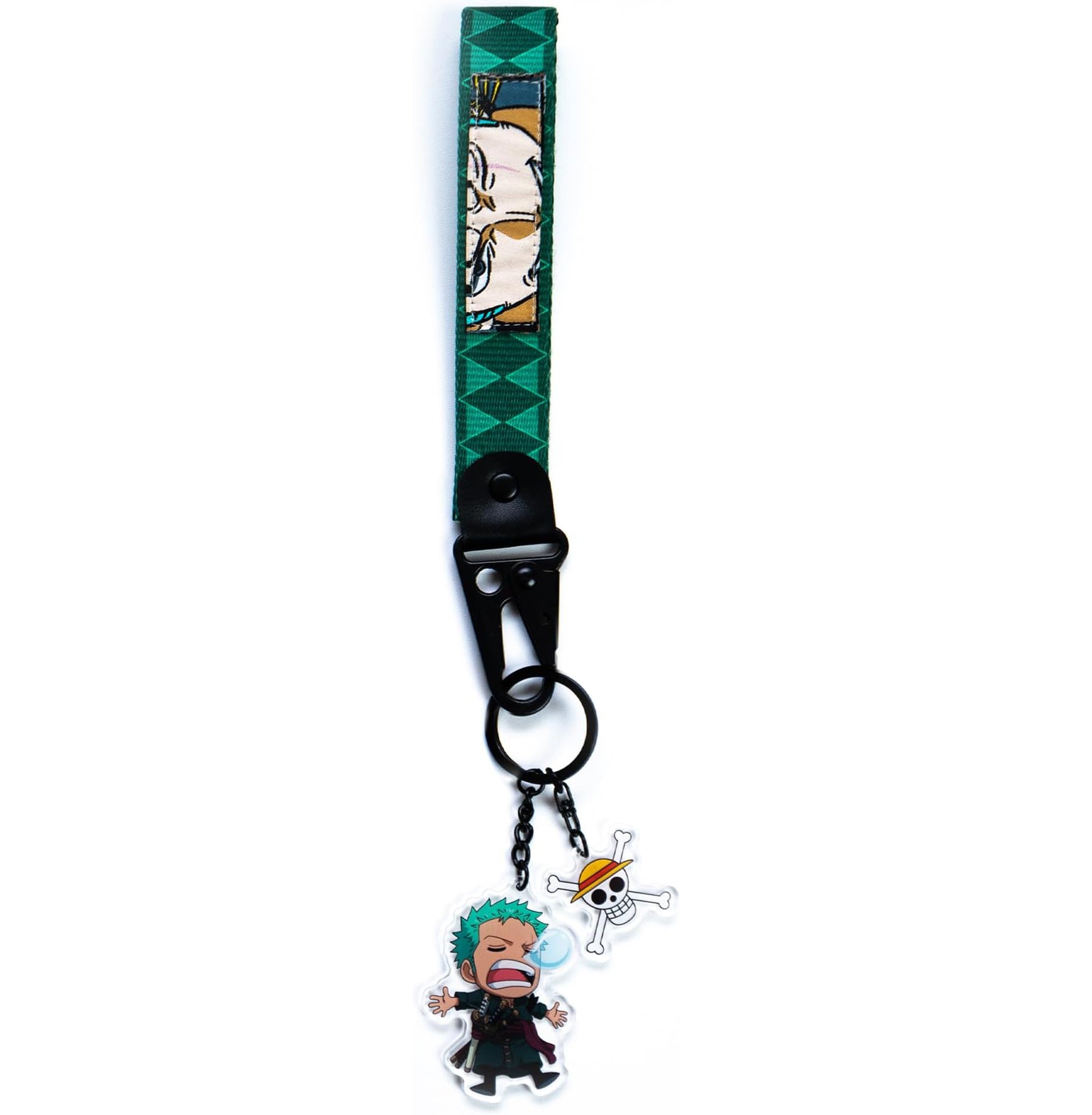 One Piece - Roronoa Zoro Keystrap and Keychain Bundle