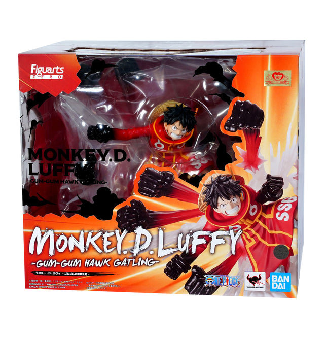 Tamashii Nation FiguartsZERO One Piece - [Extra Battle] Monkey D. Luffy -Gum-Gum Hawk Gatling Collectible Statue