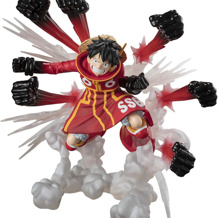 Tamashii Nation FiguartsZERO One Piece - [Extra Battle] Monkey D. Luffy -Gum-Gum Hawk Gatling Collectible Statue