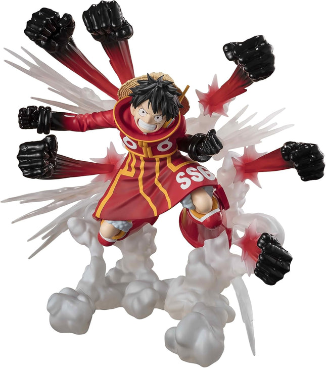 Tamashii Nation FiguartsZERO One Piece - [Extra Battle] Monkey D. Luffy -Gum-Gum Hawk Gatling Collectible Statue