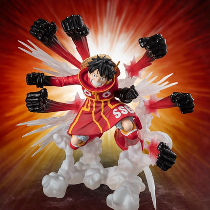 Tamashii Nation FiguartsZERO One Piece - [Extra Battle] Monkey D. Luffy -Gum-Gum Hawk Gatling Collectible Statue