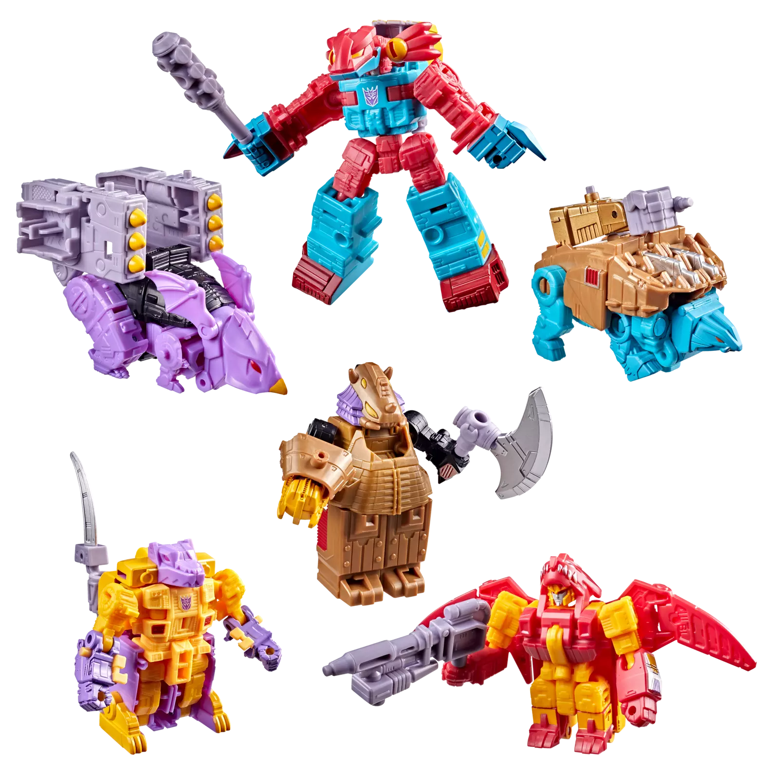 Transformers - Age of the Primes - Decepticon Monstructor Combiner Action Figure Set