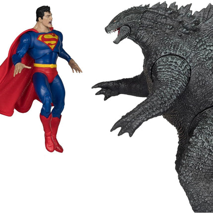 McFarlane Toys- DC Multiverse Superman vs. Godzilla (Justice League vs. Godzilla vs. Kong) 2pk Figure Set