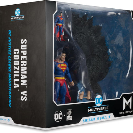 McFarlane Toys- DC Multiverse Superman vs. Godzilla (Justice League vs. Godzilla vs. Kong) 2pk Figure Set