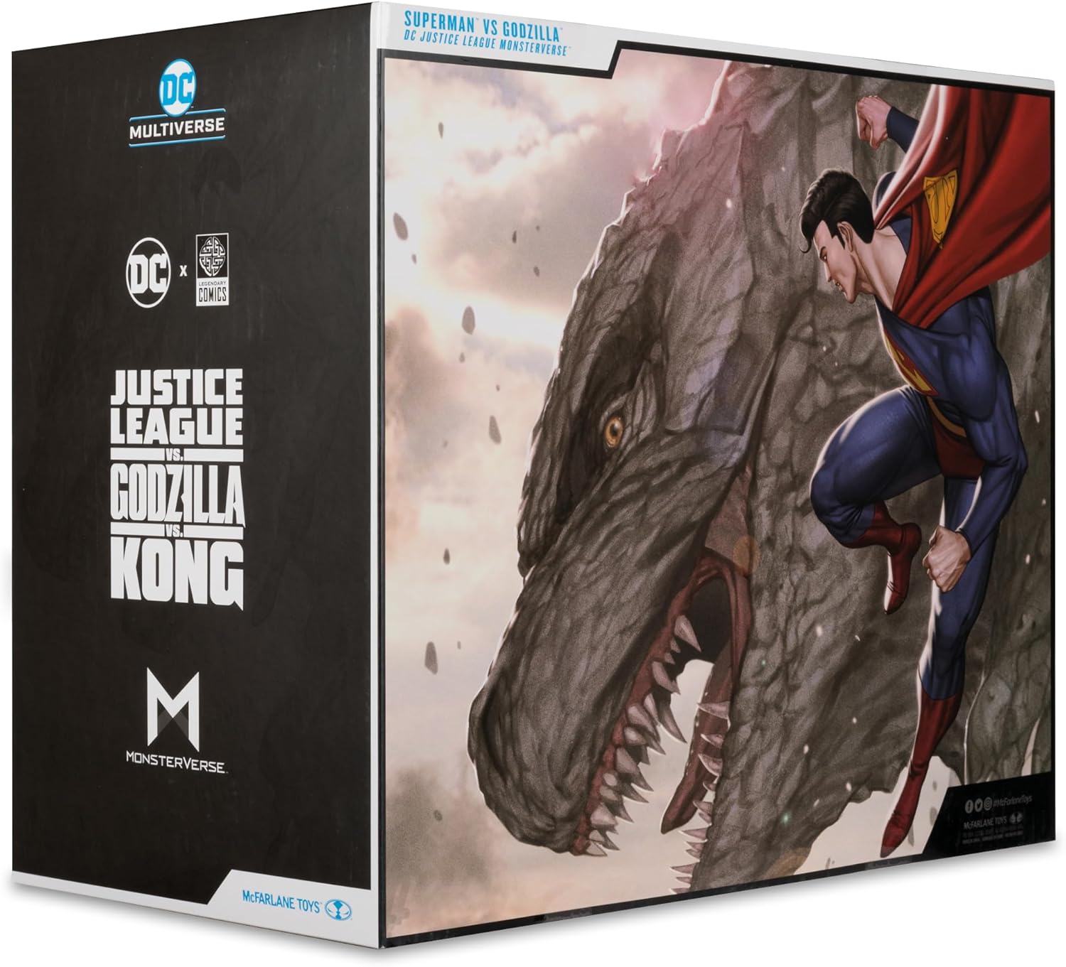 McFarlane Toys- DC Multiverse Superman vs. Godzilla (Justice League vs. Godzilla vs. Kong) 2pk Figure Set