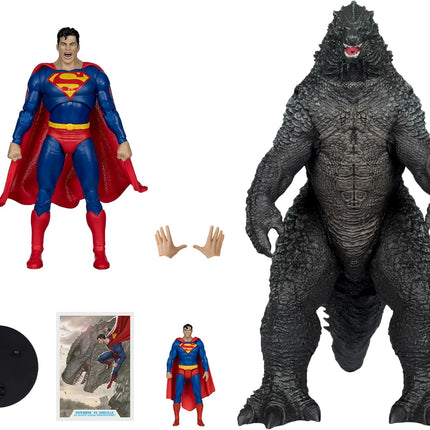 McFarlane Toys- DC Multiverse Superman vs. Godzilla (Justice League vs. Godzilla vs. Kong) 2pk Figure Set