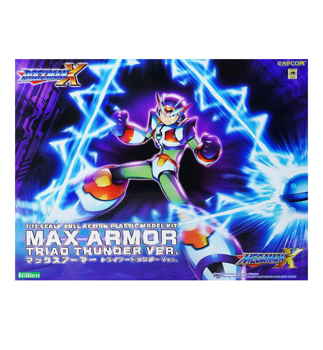 Kotobukiya Hobby - 1/12 Scale  Full Action Megaman X, Max Armor Triad Thnder Ver. Mode Kit