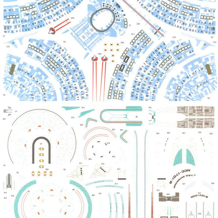 AMT Hobby - Star Trek - 1/2500 USS Enterprises Box Set (7-ships) Model Kits