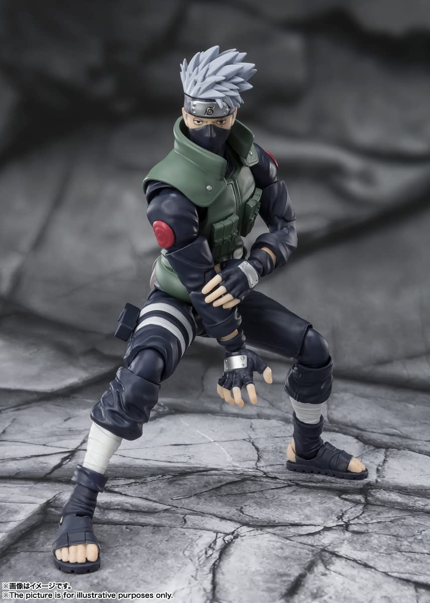 TAMASHII NATIONS Kakashi Hatake Naruto Shippuden, Bandai S.H. Figuarts