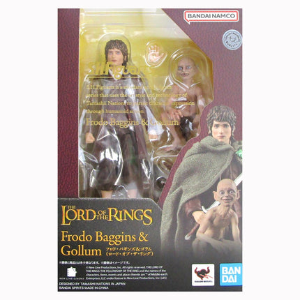 Tamashii Nations - S.H. Figuarts Lord of the Rings - Frodo Baggins & Gollum (The Lord of The Rings: The Fellowship of The Ring) Action Figures