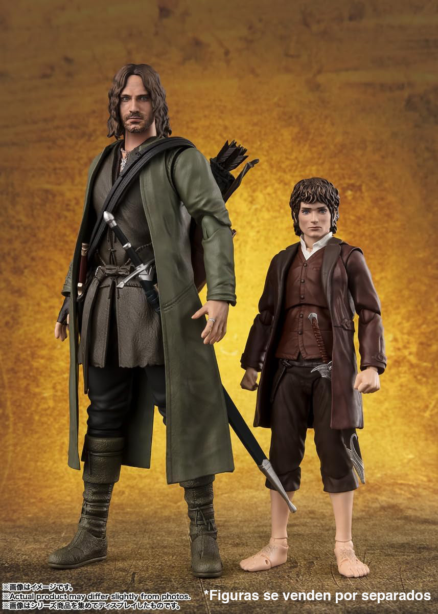 Tamashii Nations - S.H. Figuarts Lord of the Rings - Frodo Baggins & Gollum (The Lord of The Rings: The Fellowship of The Ring) Action Figures