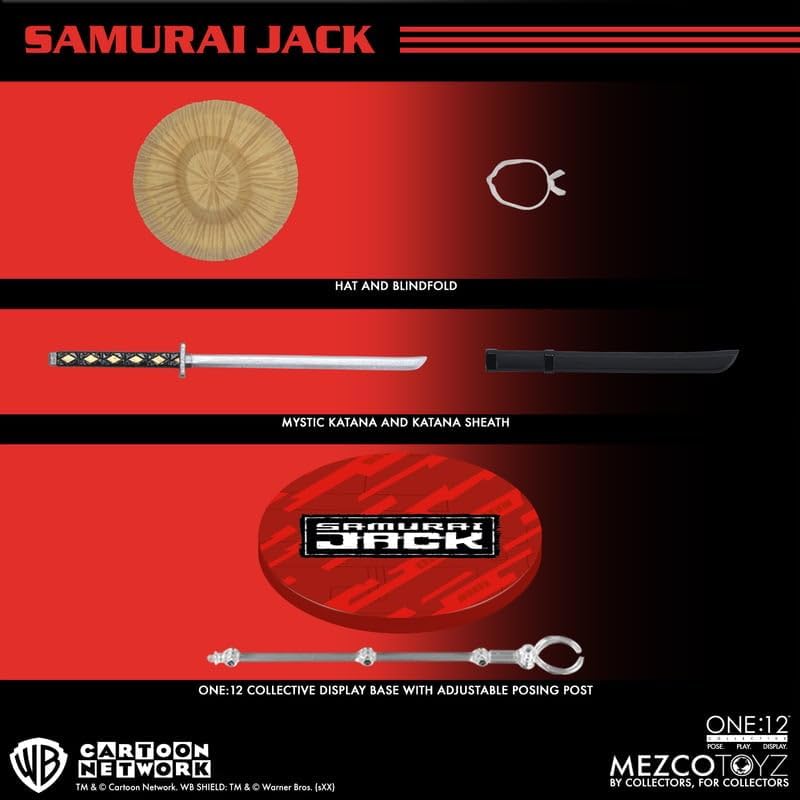 Mezco Toyz One:12 Samurai Jack: Samurai Jack One:12 Collective Collectible Figure