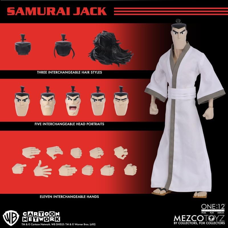 Mezco Toyz One:12 Samurai Jack: Samurai Jack One:12 Collective Collectible Figure