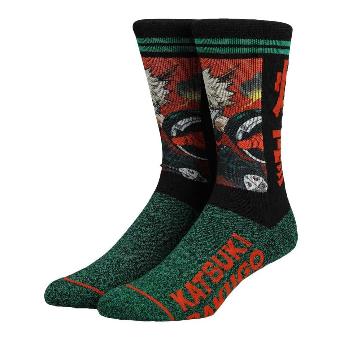 My Hero Academia Bakugo Statement Mens Sublimated Socks