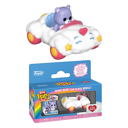 Funko Pop! Bitty Ride: Care Bears - Share Bear with Cloud Mobile