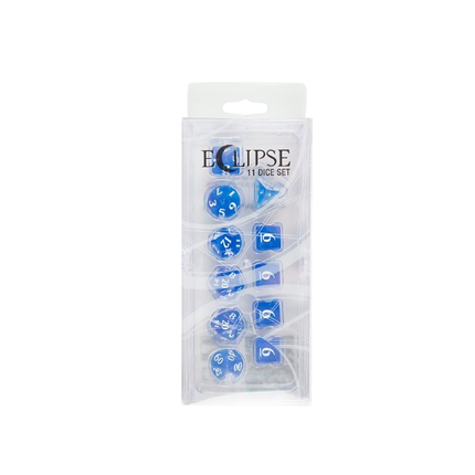 Ultra PRO - Eclipse 11 Dice Set (Pacific Blue)
