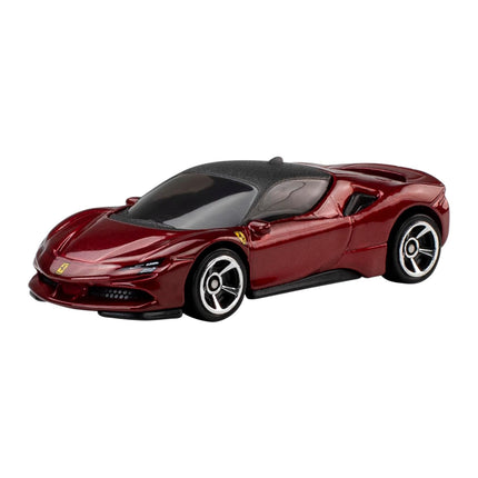 Hot Wheels Toy Ferrari Cars, Die-Cast 5-Pack in 1:64 Scale, Officially Licensed Set of 5 Ferrari Collectible Vehicles for Play or Display