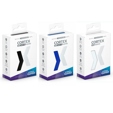 Ultimate Guard - Cortex Card Sleeves, 100 Standard Size TCG Sleeves, 66 x 91mm, MATTE Finish, Ideat Fit