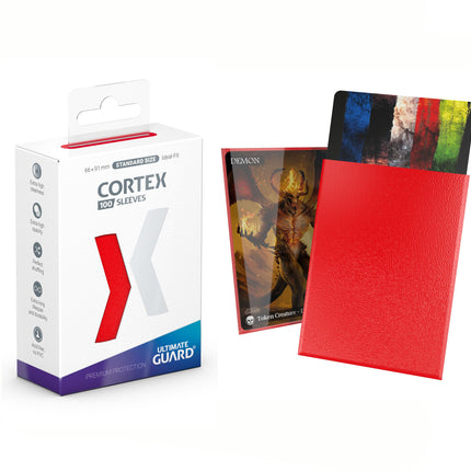 Ultimate Guard - CORTEX Card Sleeves, 100 Standard Size TCG Sleeves, 66 x 91mm, Ideat Fit