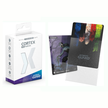 Ultimate Guard - Cortex Card Sleeves, 100 Standard Size TCG Sleeves, 66 x 91mm, MATTE Finish, Ideat Fit