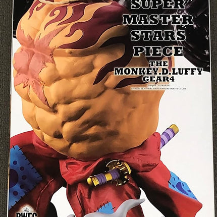 Banpresto - Figure One Piece - Monkey D Luffy Gear 4 The Original Master Stars Piece