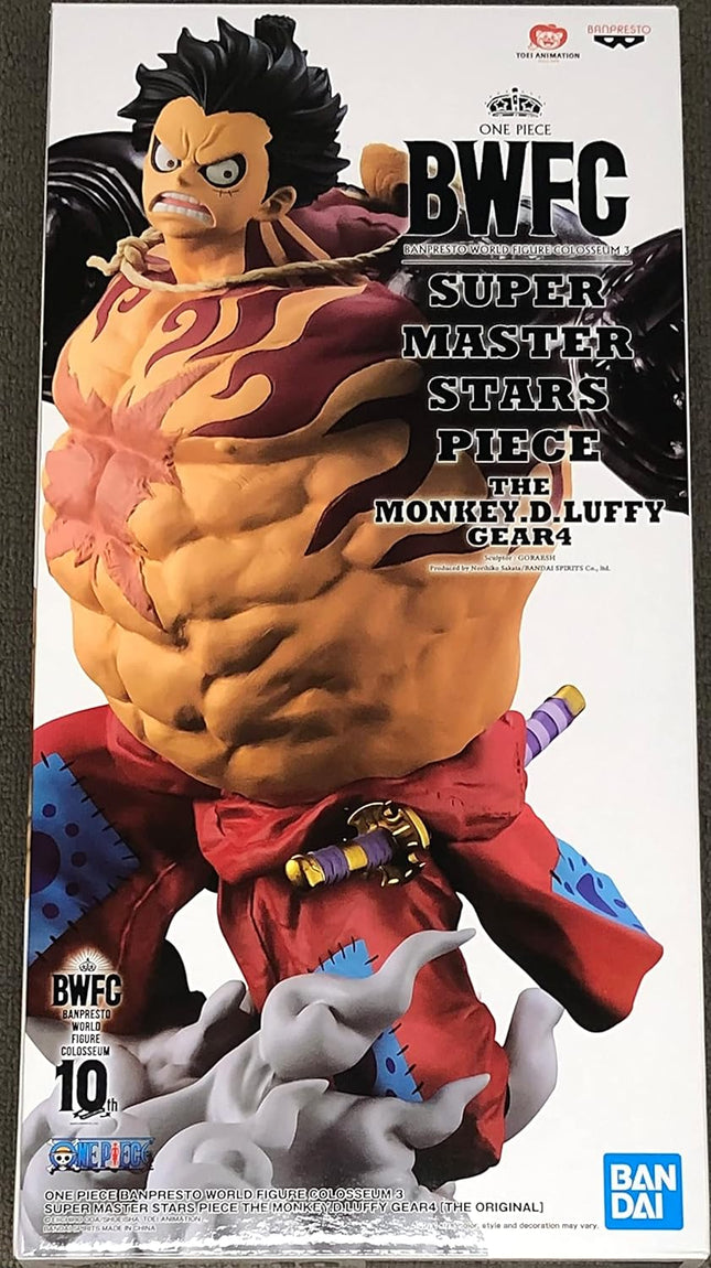Banpresto - Figure One Piece - Monkey D Luffy Gear 4 The Original Master Stars Piece