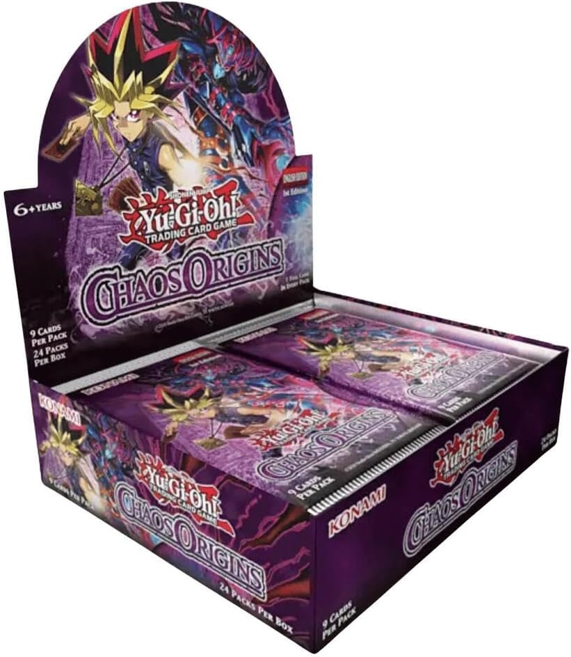 Konami Yu-Gi-Oh! Chaos Origins (SEALDED) Booster Box (ENGLISH EDITION)