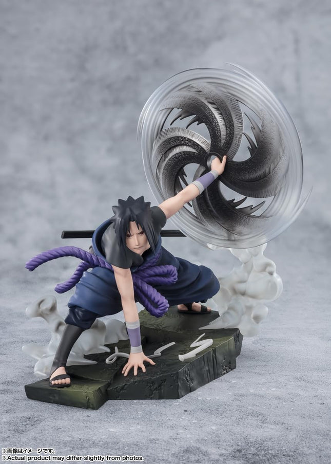 TAMASHII NATIONS - FiguartsZERO, Naruto Shippuden - [Extra Battle] Sasuke Uchiha -The Light & Dark of The Mangekyo Sharingan Collectible Figure