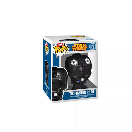 Funko Bitty Pop!: Star Wars Mini Collectible Toys 4-Pack - Darth Vader, Stormtrooper, Tie Fighter Pilot, & Mystery Chase Figure