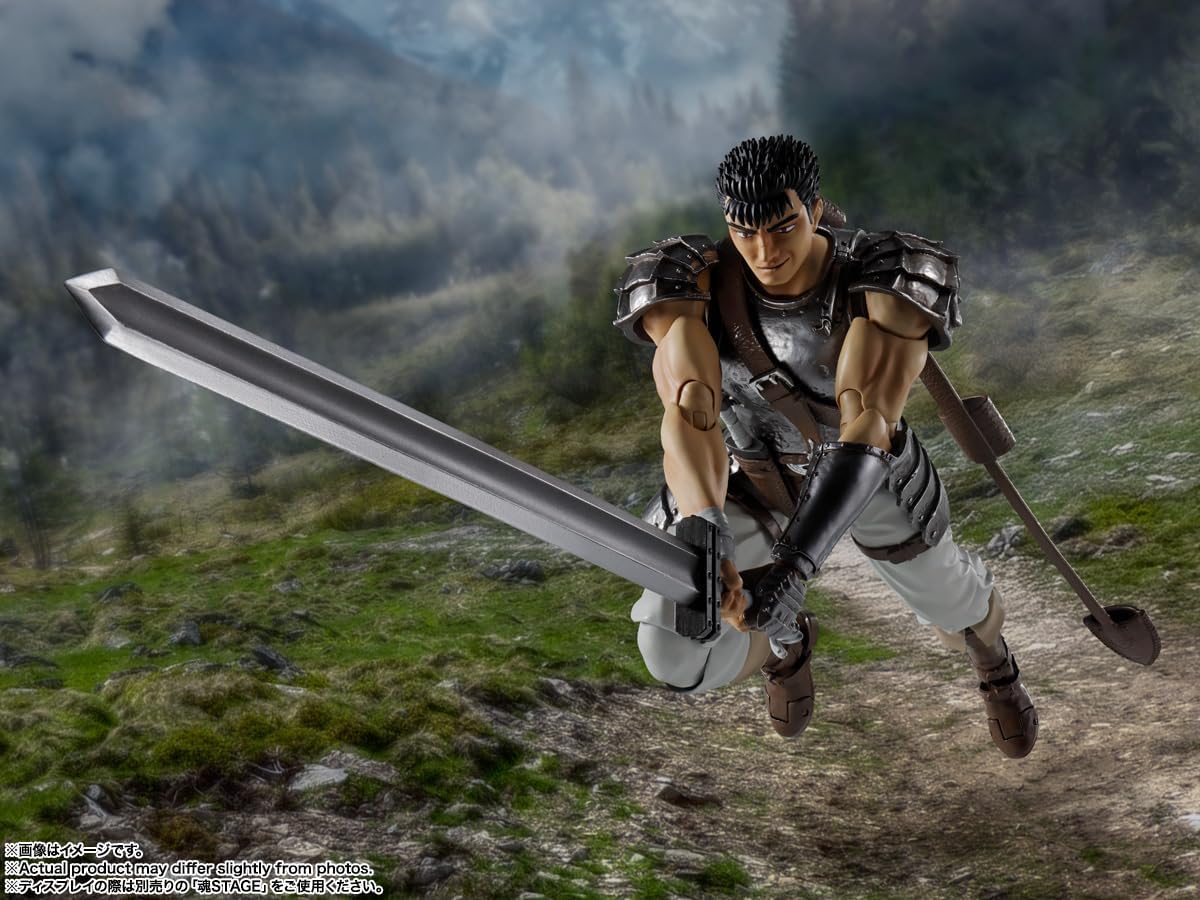 Tamashii Nations S.H. Figuarts - Berserk - Guts (The Band of The Hawk) Action Figure