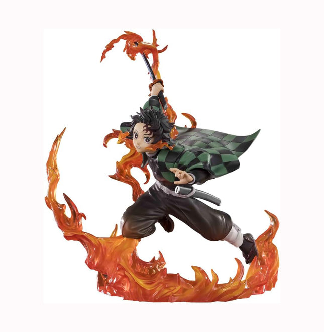 Tamashii Nations FiguartsZERO - Demon Slayer: Kimetsu no Yaiba - Tanjiro Kamado (Kyojuro Rengoku's Sword Guard ver.) Statue