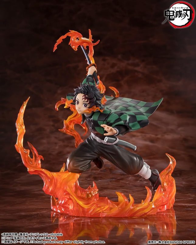 Tamashii Nations FiguartsZERO - Demon Slayer: Kimetsu no Yaiba - Tanjiro Kamado (Kyojuro Rengoku's Sword Guard ver.) Statue