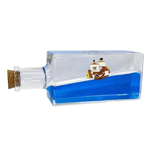 One Piece's Thousand Sunny - Unsinkable Ship Bottled Display