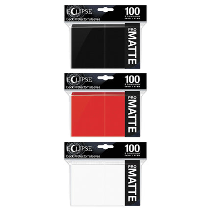 Eclipse PRO-MATTE Standard (100 Sleeves) Sleeve Packs